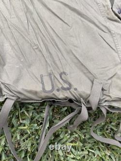 US Army WWII Korea Sleep System M-1949 Sleeping Bag, Air Mattress, Bag, & More