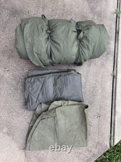 US Army WWII Korea Sleep System M-1949 Sleeping Bag, Air Mattress, Bag, & More