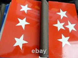 US Post WWII Army/Air Force set of distinguished visitor military vehicle plates