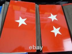 US Post WWII Army/Air Force set of distinguished visitor military vehicle plates