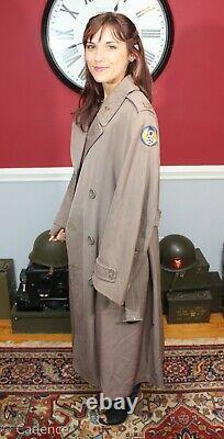 US WW2 Army Air Corps 8th Air Force Medical Officer's Pinks Overcoat Named J332