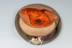 US WW2 Army Air Corps Officer's Crusher Style Visor Hat Cap Society Brand 7 1/4