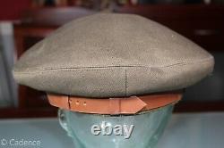 US WW2 Army USAAF Air Force Officer's Crusher Style SILVERWOODS! Visor Hat Cap