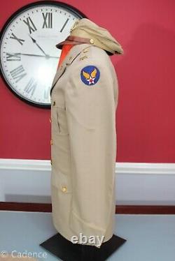 US WW2 USAAF Army Air Forces Uniform Group With Bancroft Flighter True Crusher