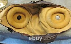 U. S. ARMY AIR FORCES TYPE A-11 LEATHER HELMET e/w Western Electric Receivers