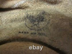 U. S. ARMY AIR FORCES TYPE A-11 LEATHER HELMET e/w Western Electric Receivers