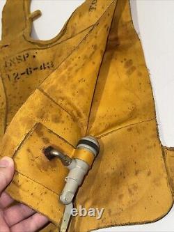 U. S. ARMY AIR FORCE WW2 VEST LIFE PRESERVER TYPE B-4 MAR 1, 1943 Date Of MFR