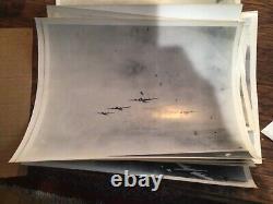 U. S. Army Air Force Original Pacific Flying Photographs World War Two