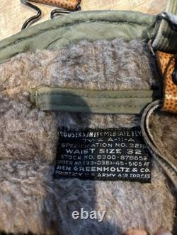U. S. Army Air Forces Type A-11-A Intermediate Flying Trousers Size 32 WWII