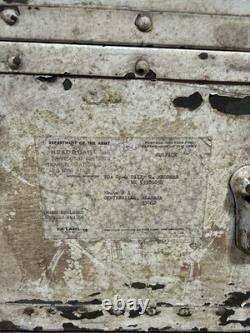 U. S. Army Air Forces WWII FOOT LOCKER TRUNK