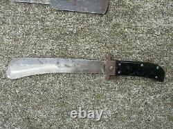 U. S. Army Air Forces WWII Folding Survival Machete Marked Cattaragus U. S. A