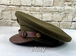 U. S. Army Army Air Corps Enlisted Visor Cap Cover. Genuine WWII Sz 6 7/8