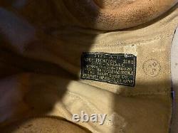 U. S. Army Ww2 Air Force Type A-1 Leather Flying Helmet Size S Selby Shoe Co. Gvc