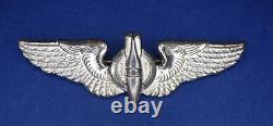 Uber Rare JR Gaunt STERLING hallmarked Bombardier Wings US Army Air Force/Corps