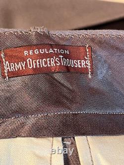 Unissued WW2 35 US Army Air Forces Officers Pinks Trousers Pink Pants USAAF