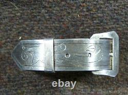 Unusual WW II Era Army Air Force Silver Sweetheart Jewelry Bracelet