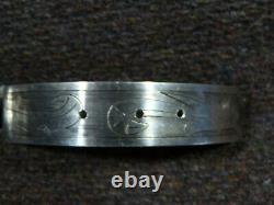 Unusual WW II Era Army Air Force Silver Sweetheart Jewelry Bracelet