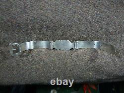 Unusual WW II Era Army Air Force Silver Sweetheart Jewelry Bracelet