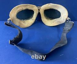 Us Army Air Corps Type B-7 Flying Goggles- Chas. Fischer-100% Orig