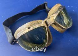 Us Army Air Corps Type B-7 Flying Goggles- Chas. Fischer-100% Orig