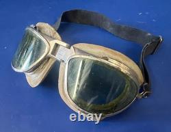 Us Army Air Corps Type B-7 Flying Goggles- Chas. Fischer-100% Orig
