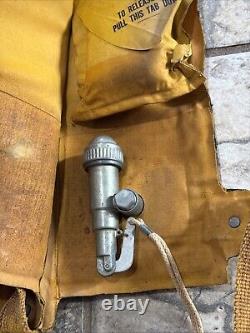 Us Army Air Force Ww2 Vest Life Preserver Type B-4 September 20 1943 Firestone C