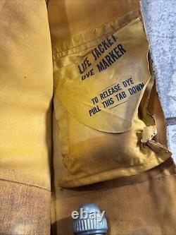 Us Army Air Force Ww2 Vest Life Preserver Type B-4 September 20 1943 Firestone C