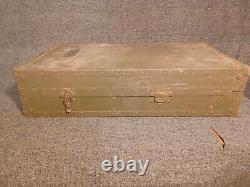 Us Army Air Force Wwii Kit Leakage Test Oxygen Mask And Regulator Wooden Box