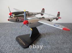 Us Army Air Force Wwii P-38j Lightning Fighter Jet Desk Top Model 1/40 Marge