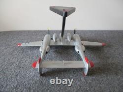 Us Army Air Force Wwii P-38j Lightning Fighter Jet Desk Top Model 1/40 Marge