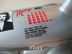 Us Army Air Force Wwii P-38j Lightning Fighter Jet Desk Top Model 1/40 Marge