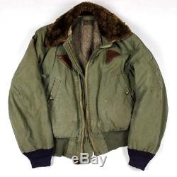 Us Army Air Forces Corps Usaaf Flight Jacket Type B-15a Rough Wear Size 38