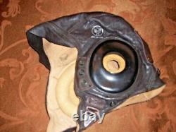 Us Army Air Forces Pilot's Type A-11 Leather Flying Helmet X-large Very Rare