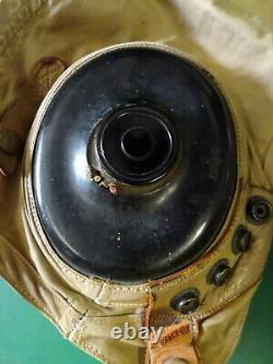 Us Army Air Forces Type An-h-15 Summer Flying Helmet- Rare Extra Large