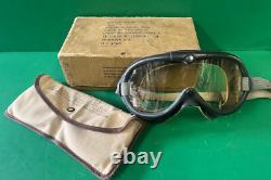 Us Army Air Forces Type B-8 Flying Goggles- Boxed