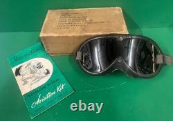 Us Army Air Forces Type B-8 Flying Goggles- Boxed