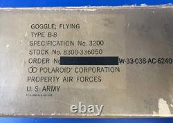 Us Army Air Forces Type B-8 Flying Goggles- Boxed