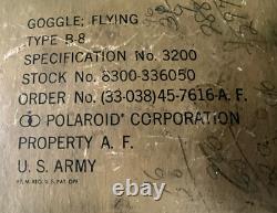 Us Army Air Forces Type B-8 Flying Goggles- Boxed