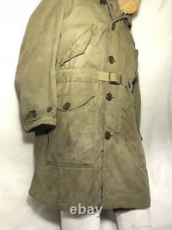 Us Military Wwii Cold Weather Winter Parka D-1 Army Air Force Alpaca Liner M Vgc