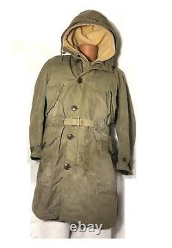 Us Military Wwii Cold Weather Winter Parka D-1 Army Air Force Alpaca Liner M Vgc