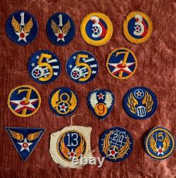 Us Wwii Army Air Force Original War Time Embroidered Set Of 30 Patches