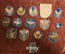 Us Wwii Army Air Force Original War Time Embroidered Set Of 30 Patches