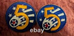 Us Wwii Army Air Force Original War Time Embroidered Set Of 30 Patches