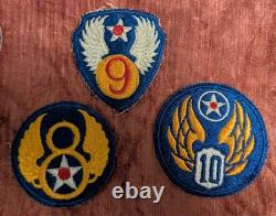 Us Wwii Army Air Force Original War Time Embroidered Set Of 30 Patches