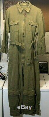 VINTAGE WW11 1941-1945 WW2 USAAF Army Air Forces Summer Flight Suit YT36