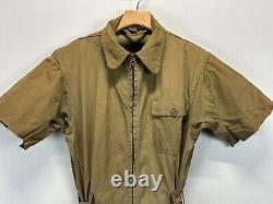 VINTAGE WWII ARMY AIR FORCES NOVELTY FLIGHT SUIT SUMMER Flying AN-S-31 36 FLAWS