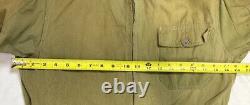 VINTAGE WWII ARMY AIR FORCES NOVELTY FLIGHT SUIT SUMMER Flying AN-S-31 36 FLAWS