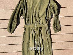 VINTAGE WWII ARMY AIR FORCES NOVELTY FLIGHT SUIT SUMMER Flying AN-S-31-A SZ 38