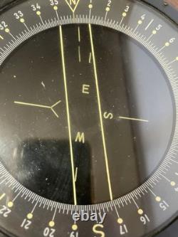 VINTAGE WWII US Army Air Force TYPE D-12 Compass Bendix Aviation Corporation