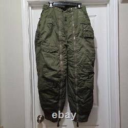 VTG US Army Air Force WWII Alpaca Fur Lined Type A-11-A Trousers Men's Sz 34x31